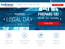 Tablet Screenshot of preambulo.com.br